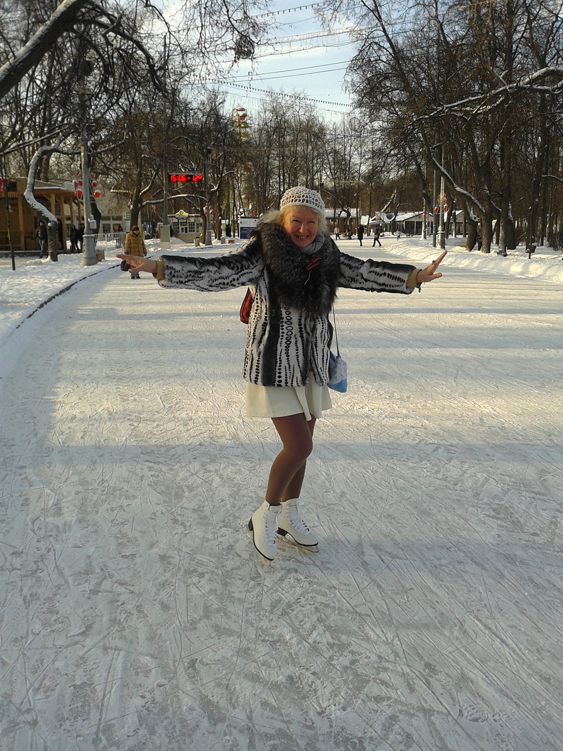 Kamila sulla neve