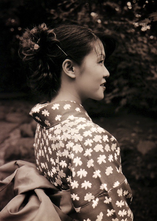 Rin con il kimono